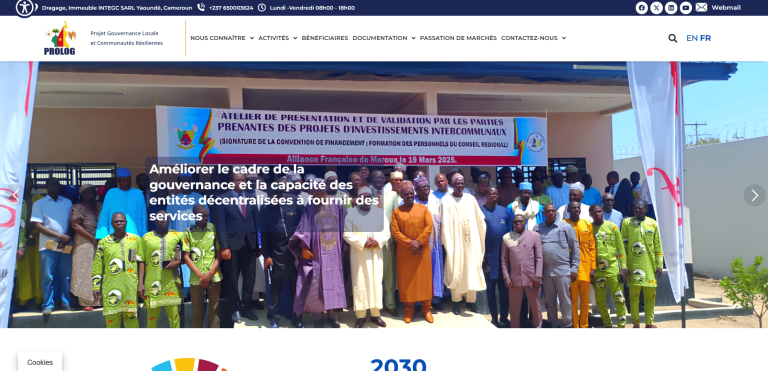 Portail web et messagerie professionnelle du PROLOG